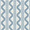 Serena Fresson Wallpapers<Mrs. Alice Blue Ikat Stripe Wallpaper