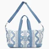 Mrs. Alice Tote Bags | Mrs. Alice Monogram<Mrs. Alice Blue Ikat Travel Bag