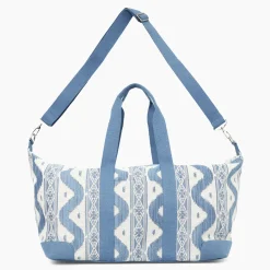Mrs. Alice Tote Bags | Mrs. Alice Monogram<Mrs. Alice Blue Ikat Travel Bag