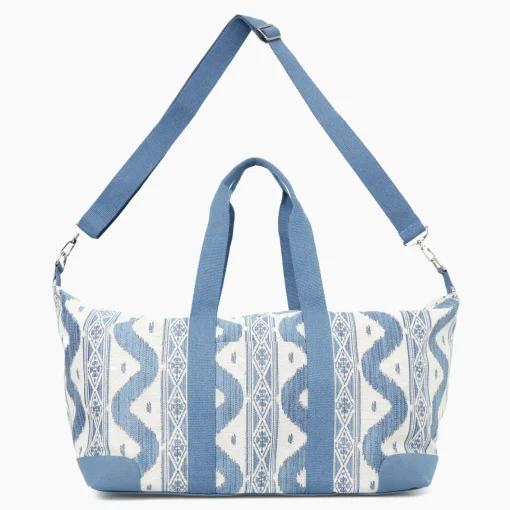 Mrs. Alice Tote Bags | Mrs. Alice Monogram<Mrs. Alice Blue Ikat Travel Bag
