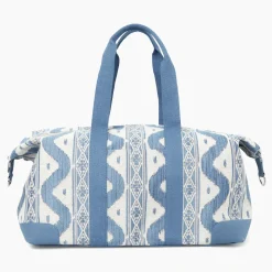 Mrs. Alice Tote Bags | Mrs. Alice Monogram<Mrs. Alice Blue Ikat Travel Bag