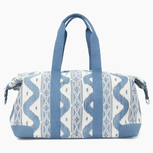 Mrs. Alice Tote Bags | Mrs. Alice Monogram<Mrs. Alice Blue Ikat Travel Bag