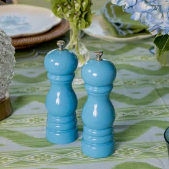 Summer Crockery | Crockery Sets<Mrs. Alice Blue Lacquer Salt & Pepper Set