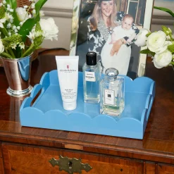 Trays | For Her<Mrs. Alice Blue Lacquer Tray Set