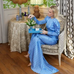 Trays | For Her<Mrs. Alice Blue Lacquer Tray Set