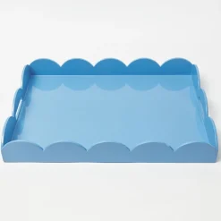 Trays | For Her<Mrs. Alice Blue Lacquer Tray Set