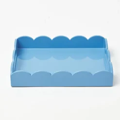 Trays | For Her<Mrs. Alice Blue Lacquer Tray Set