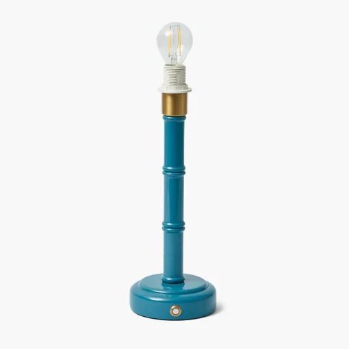 Rechargeable Table Lamps | Lamp Stands<Mrs. Alice Blue Leonora Lacquer Rechargeable Lamp