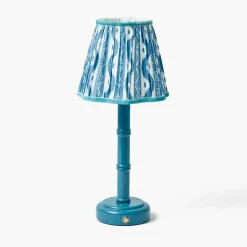 Rechargeable Table Lamps | Lamp Stands<Mrs. Alice Blue Leonora Lacquer Rechargeable Lamp