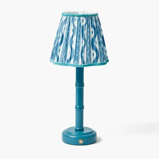 Rechargeable Table Lamps | Lamp Stands<Mrs. Alice Blue Leonora Lacquer Rechargeable Lamp