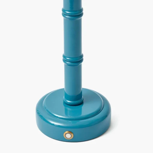 Rechargeable Table Lamps | Lamp Stands<Mrs. Alice Blue Leonora Lacquer Rechargeable Lamp