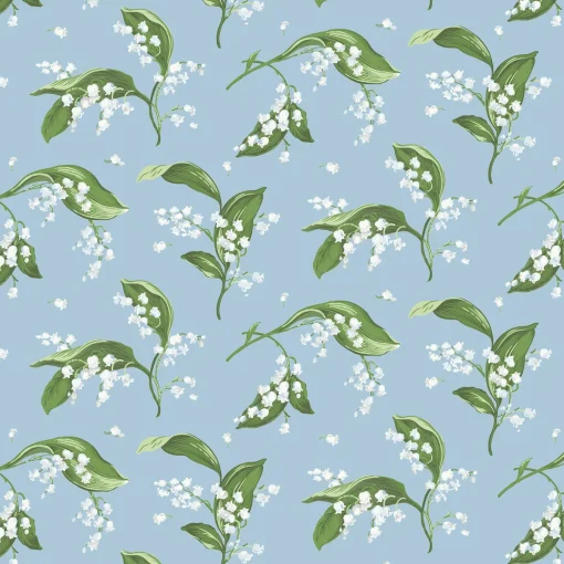 Serena Fresson Wallpapers<Mrs. Alice Blue Lily of the Valley Wallpaper