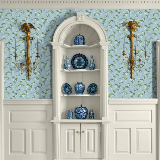 Serena Fresson Wallpapers<Mrs. Alice Blue Lily of the Valley Wallpaper