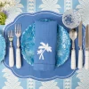 Summer Table Linen<Mrs. Alice Blue Linen Eloise Placemats & Palm Tree Napkins (Set of 4)