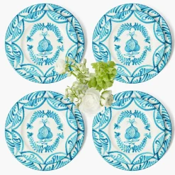 Crockery Sets<Mrs. Alice Blue Melograno Dinner & Starter Plates (Set of 8)