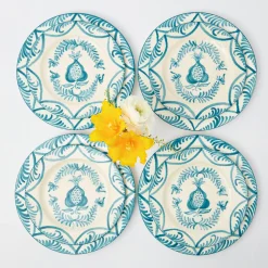 Crockery Sets<Mrs. Alice Blue Melograno Dinner & Starter Plates (Set of 8)