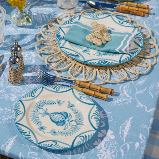 Crockery Sets<Mrs. Alice Blue Melograno Dinner & Starter Plates (Set of 8)