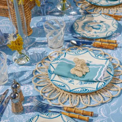 Crockery Sets<Mrs. Alice Blue Melograno Dinner & Starter Plates (Set of 8)