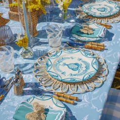 Crockery Sets<Mrs. Alice Blue Melograno Dinner & Starter Plates (Set of 8)