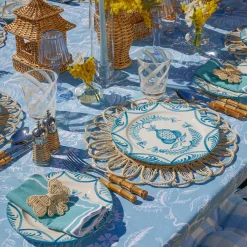 Crockery Sets<Mrs. Alice Blue Melograno Dinner & Starter Plates (Set of 8)
