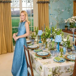 Crockery Sets<Mrs. Alice Blue Melograno Dinner & Starter Plates (Set of 8)