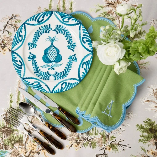 Crockery Sets<Mrs. Alice Blue Melograno Dinner & Starter Plates (Set of 8)