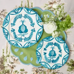 Crockery Sets<Mrs. Alice Blue Melograno Dinner & Starter Plates (Set of 8)