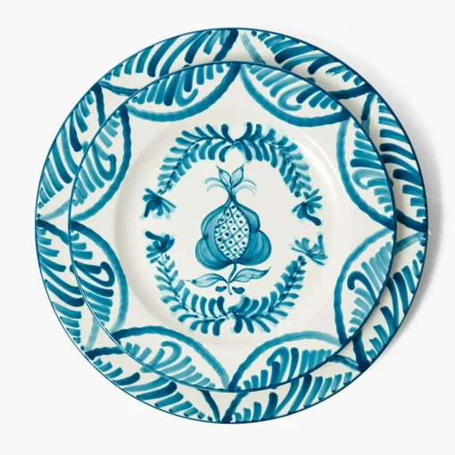 Crockery Sets<Mrs. Alice Blue Melograno Dinner & Starter Plates (Set of 8)