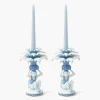 Summer Candleware | Candle Holders<Mrs. Alice Blue Monkey Candle Holders (Pair)