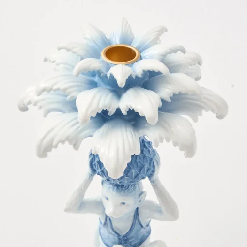Summer Candleware | Candle Holders<Mrs. Alice Blue Monkey Candle Holders (Pair)