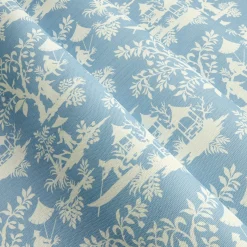 Serena Fresson Fabrics<Mrs. Alice Blue Pagoda Garden Fabric