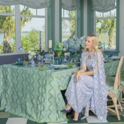 Summer Glassware | Glasses<Mrs. Alice Blue Palm Glassware (Set of 8)