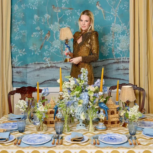 Rechargeable Table Lamps | Summer Lighting<Mrs. Alice Blue Parrot Rechargeable Lamp