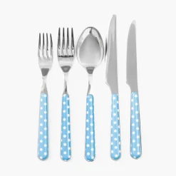 Cutlery Sets<Mrs. Alice Blue Polka Dot Cutlery (5 piece)