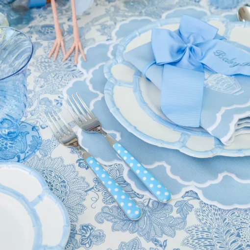 Cutlery Sets<Mrs. Alice Blue Polka Dot Cutlery (5 piece)