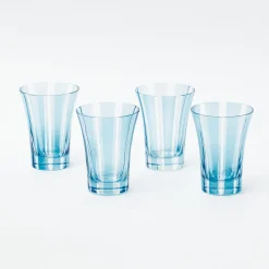 Glasses<Mrs. Alice Blue Positano Glasses (Set of 4)