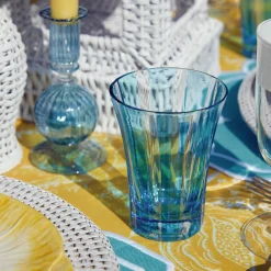Glasses<Mrs. Alice Blue Positano Glasses (Set of 4)