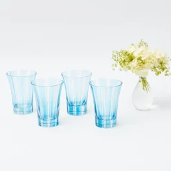 Glasses<Mrs. Alice Blue Positano Glasses (Set of 4)