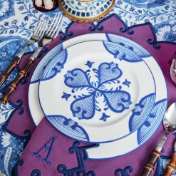 Starter Plates<Mrs. Alice Blue Quatrefoil Starter Plate