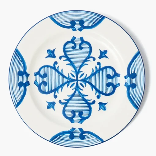 Starter Plates<Mrs. Alice Blue Quatrefoil Starter Plate