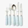 Cutlery Sets<Mrs. Alice Blue Rattan Cutlery (5 Piece)