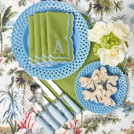 Cutlery Sets<Mrs. Alice Blue Rattan Cutlery (5 Piece)