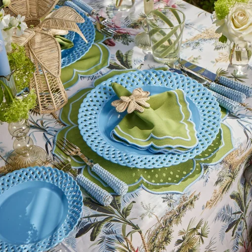 Cutlery Sets<Mrs. Alice Blue Rattan Cutlery (5 Piece)