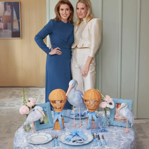 Year-round Decorations | Spring Decorations<Mrs. Alice Blue Saskia Stork (Pair) - 44cm