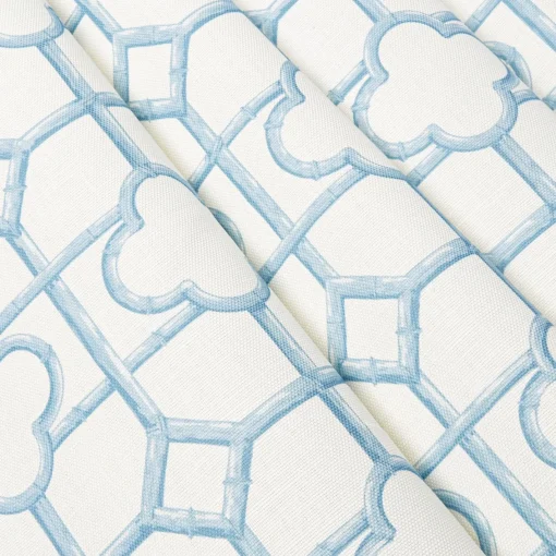Serena Fresson Fabrics<Mrs. Alice Blue Shaded Bamboo Fabric