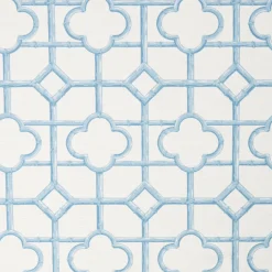 Serena Fresson Fabrics<Mrs. Alice Blue Shaded Bamboo Fabric