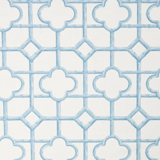 Serena Fresson Fabrics<Mrs. Alice Blue Shaded Bamboo Fabric