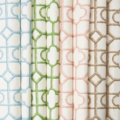 Serena Fresson Fabrics<Mrs. Alice Blue Shaded Bamboo Fabric