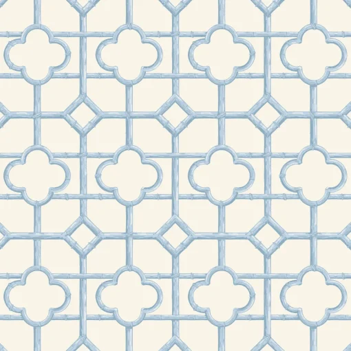 Serena Fresson Wallpapers<Mrs. Alice Blue Shaded Bamboo Wallpaper