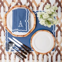 Napkins | Mrs. Alice Monogram<Mrs. Alice Blue Theodora Napkins (Set of 4)